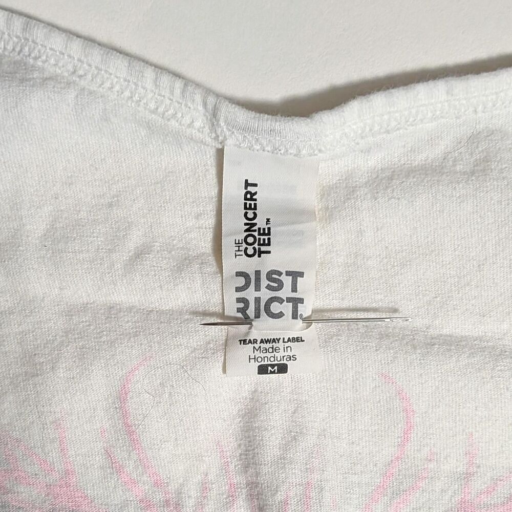 Sturgis White & Pink Grunge Y2K Style Angel Wing Graphic Tank Top | Size M - Picture 5 of 5